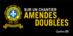 Sur un chantier - Amendes doublées.