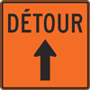 Panneau « Détour ».