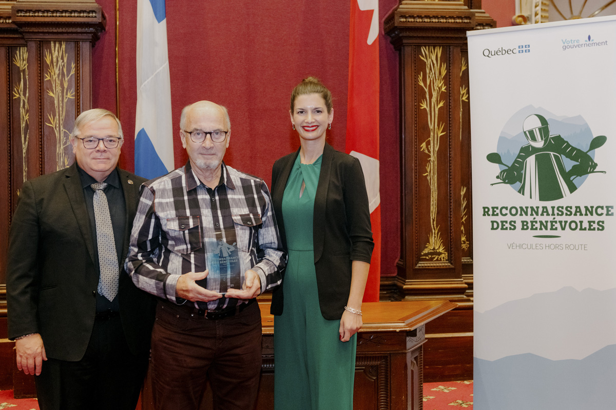 Chaudière-Appalaches – Luc Provençal, député de Beauce-Nord, et Fernand Labonté - Club Auto-Neige Rive-Sud