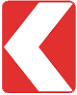 Panneau de signalisation - Chevron d'alignement