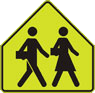 Panneau de signalisation - Début d'une zone scolaire