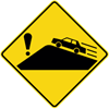 Panneau de signalisation - Visibilité restreinte