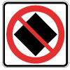 Panneau de signalisation - Accès interdit aux transporteurs de matières dangereuses