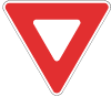 Panneau de signalisation - Cédez le passage