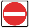 Panneau de signalisation - Entrée interdite
