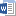 Icone de fichier Word